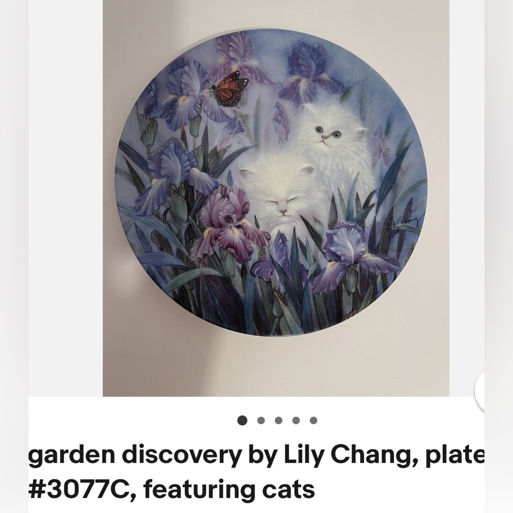 Garden Discovery Cat Plate